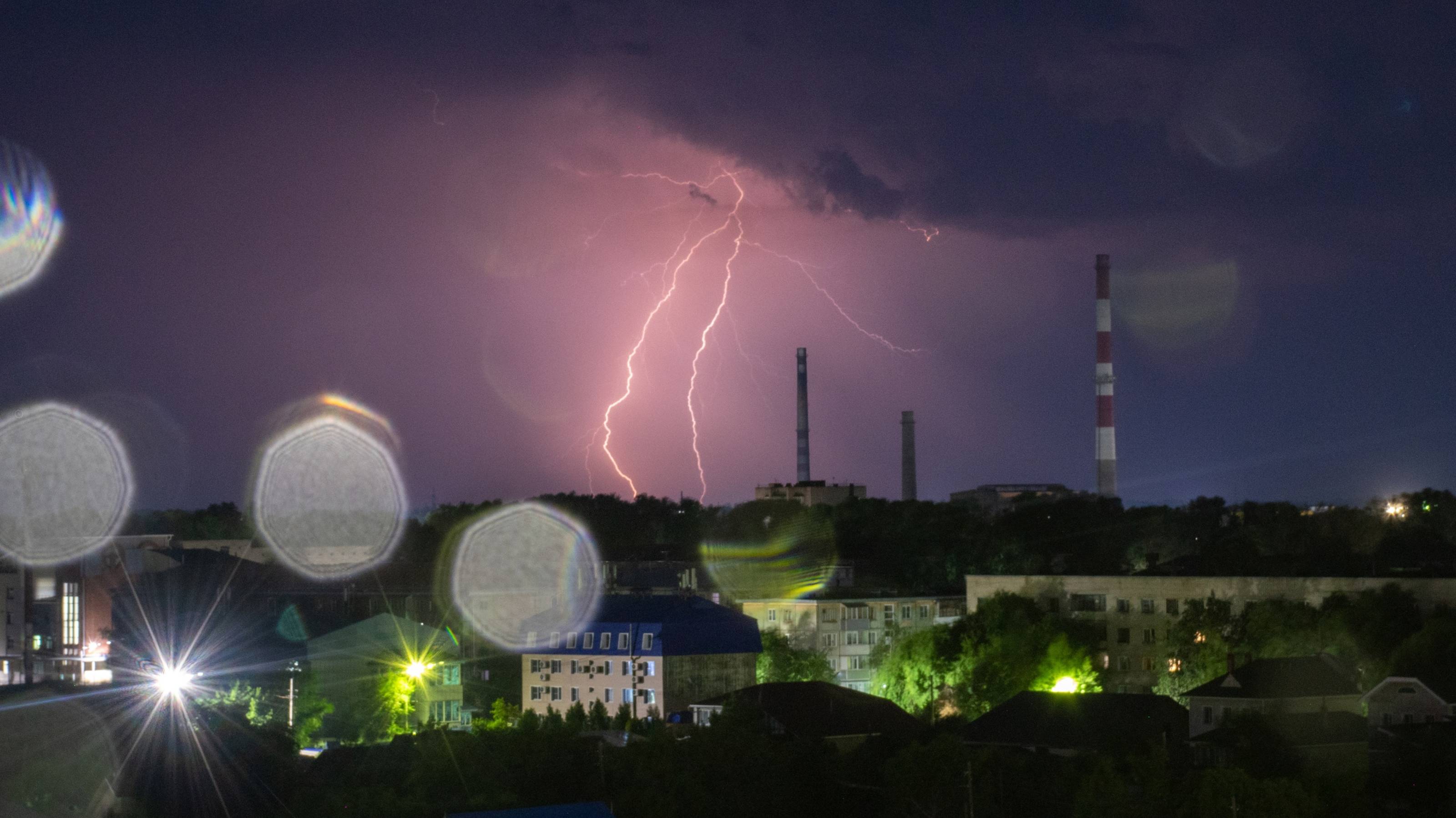 Вечерняя гроза 14 июня 2020
