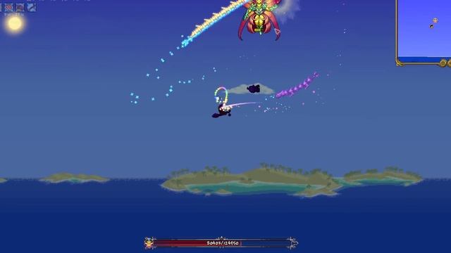 Треним императрицу света без урона часть 1 в террарии TerraCraft43