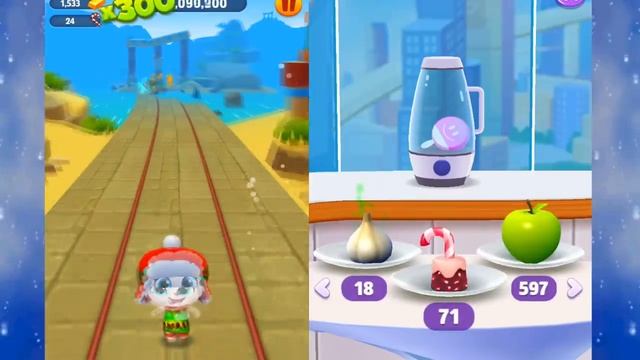 MilaGameМОЙ ГОВОРЯЩИЙ ТОМ 2 #57 друзья Анджела Ухаживаем за питомцем #Том_2 #Том