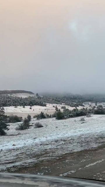 Плато Ай-Петри в снегу