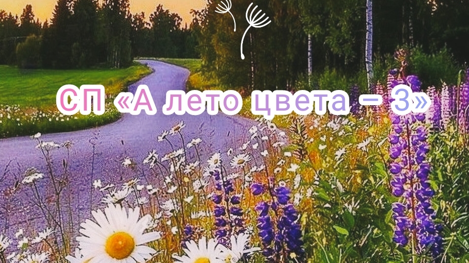 СП "А лето цвета - 3". Первый отчёт