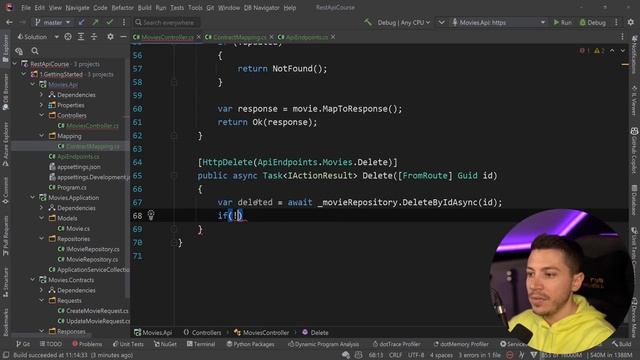 25. Implementing movie deletion