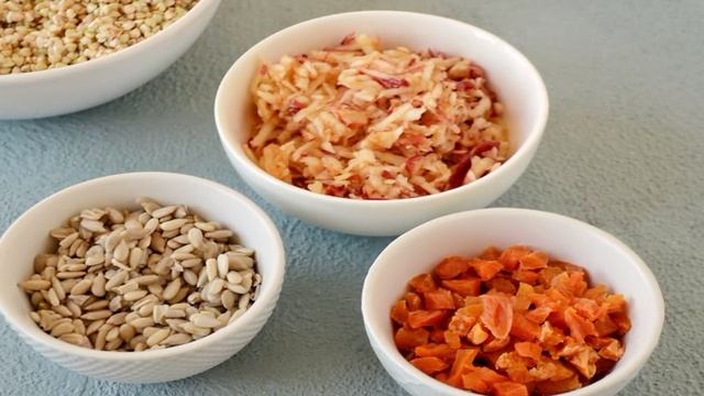 Гранола из зеленой гречки
