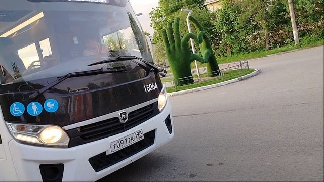 6 июня 2025 г. Автобус 687 маршрут ГАС 15064 Станция Саблино