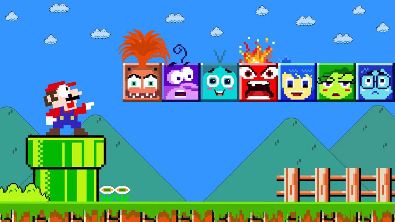 Super Mario Bros. ДРУГИЕ Нестандартные персонажи, вывернутые наизнанку.