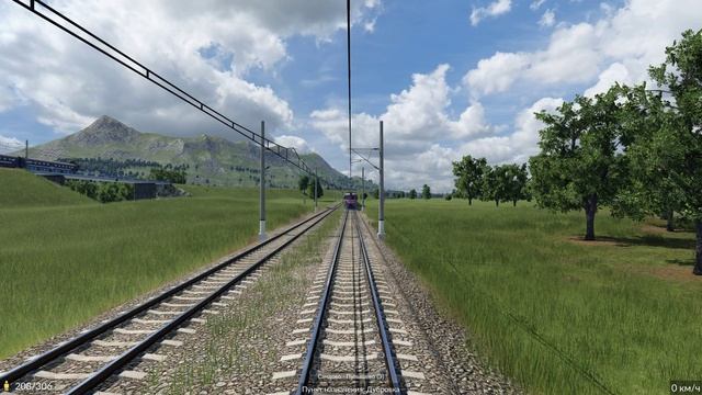 Transport Fever 2 - Сибирия. Поездка на электропоезде по маршр?