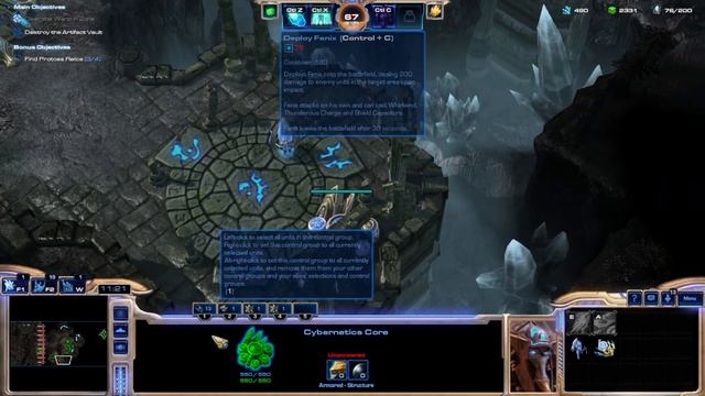 StarCraft 2 WoL Protoss Edition задание "Сверхновая"