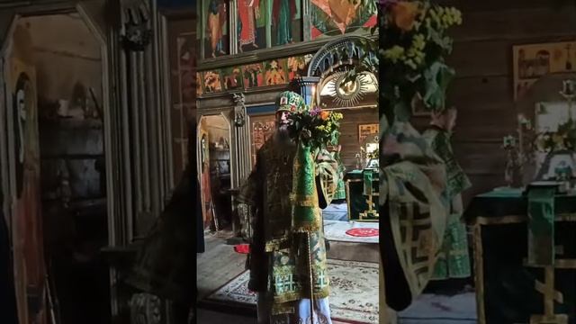 Проповедь владыки Гурия в день Святой Троицы в Иоанно-Предтеченском женском монастыре г. Свияжска