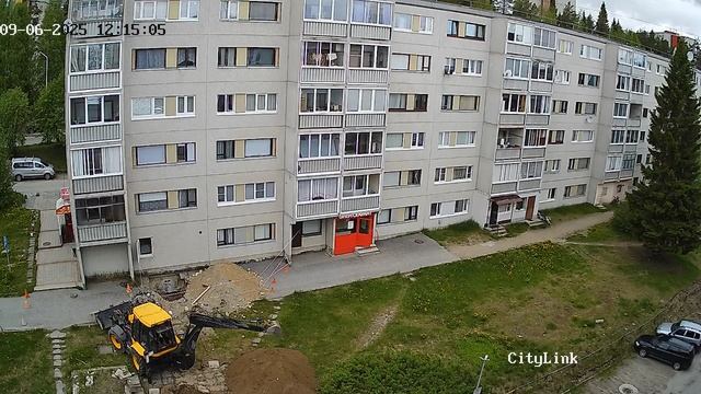 работа по замене меж домовых труб  09.06.2025