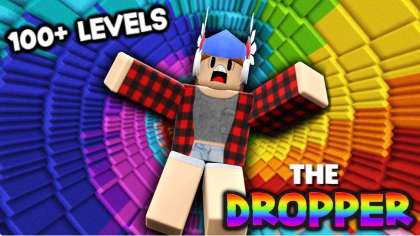 Игра в роблоксе The dropper от создателей Lilly Pop Prodaction