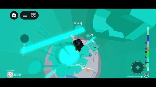Играю в игру Roblox в карту Башня ада