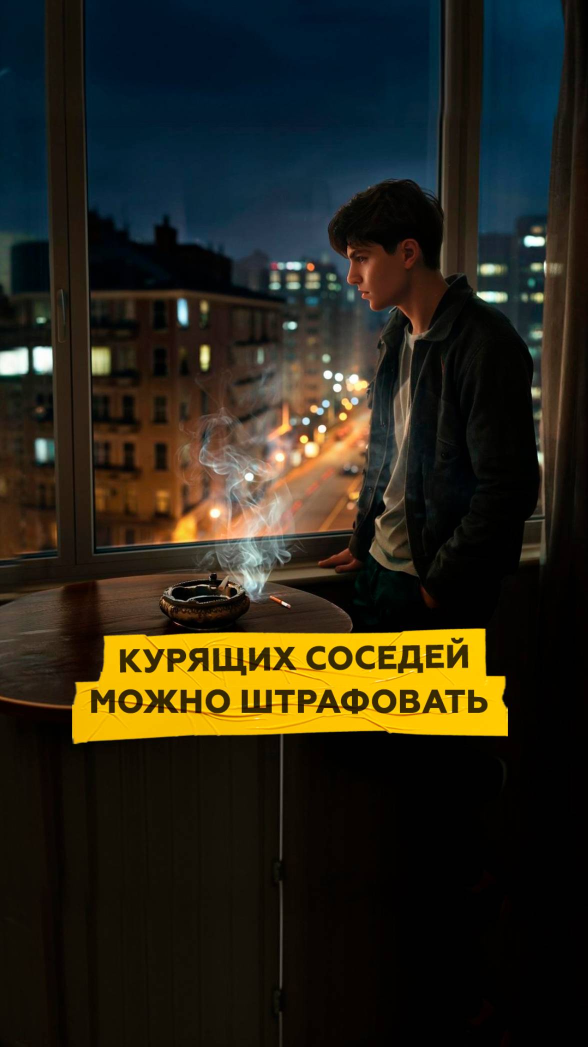 Курящих соседей теперь можно штрафовать
