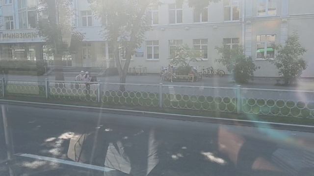по улицам Екатеринбурга на автобусе