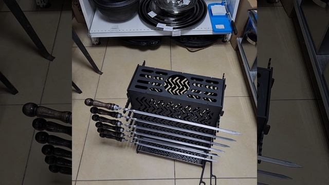 Вертикальный мангал разборный 4мм 🔥