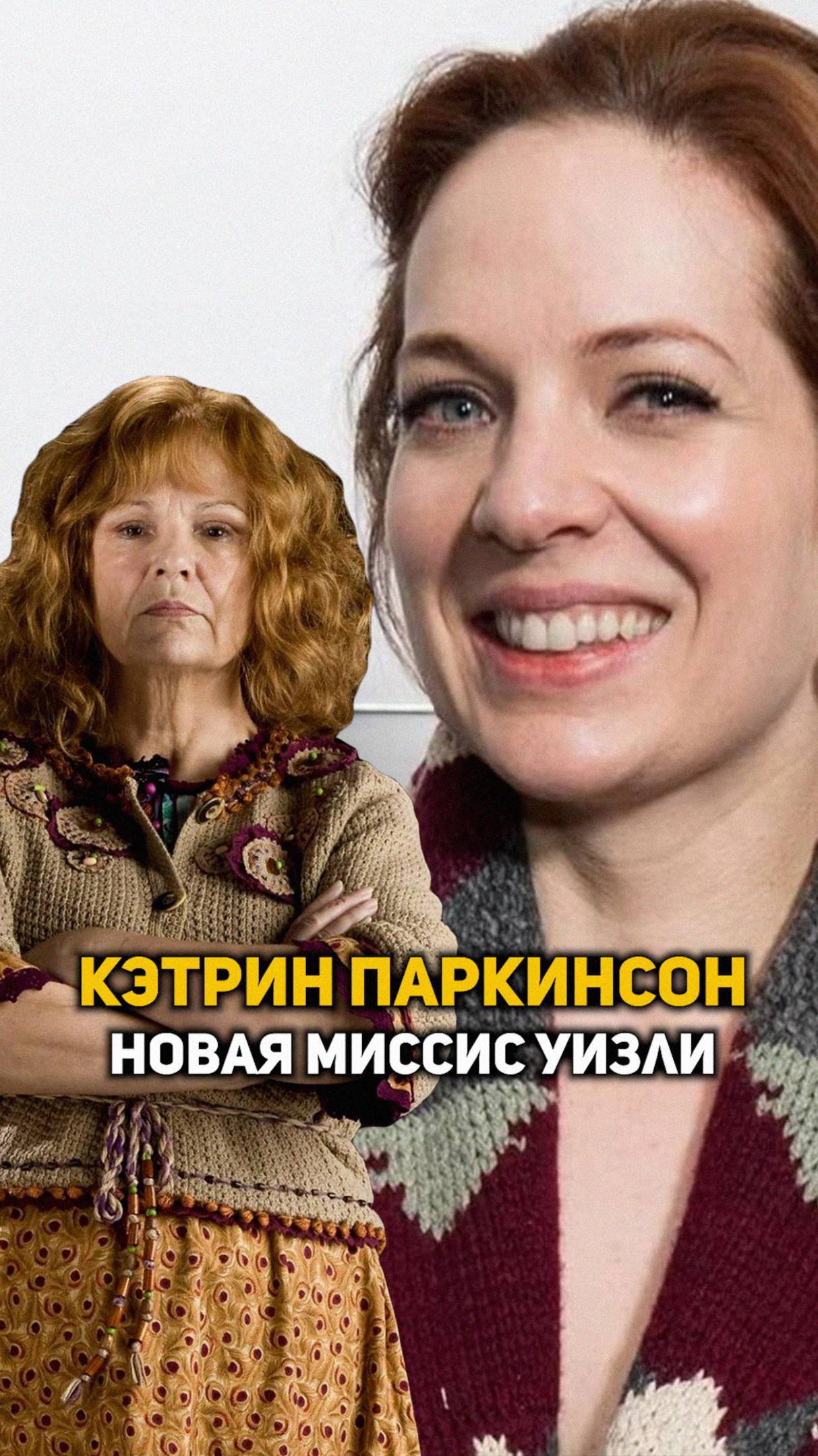 Кэтрин Паркинсон - новая миссис Уизли #shorts #гаррипоттер