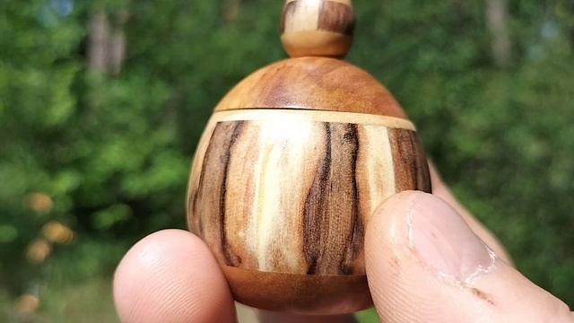 Шкатулка в июньском лесу в листве дуба