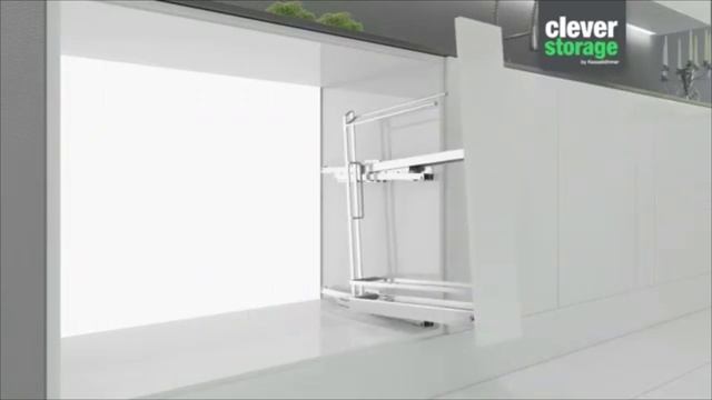 Установка и регулировка механизма для узких пространств нижних шкафов Kesseböhmer №15