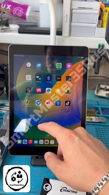 🔓 Замена тачскрина после падения на iPad 5th 128GB Space Gray 🔓