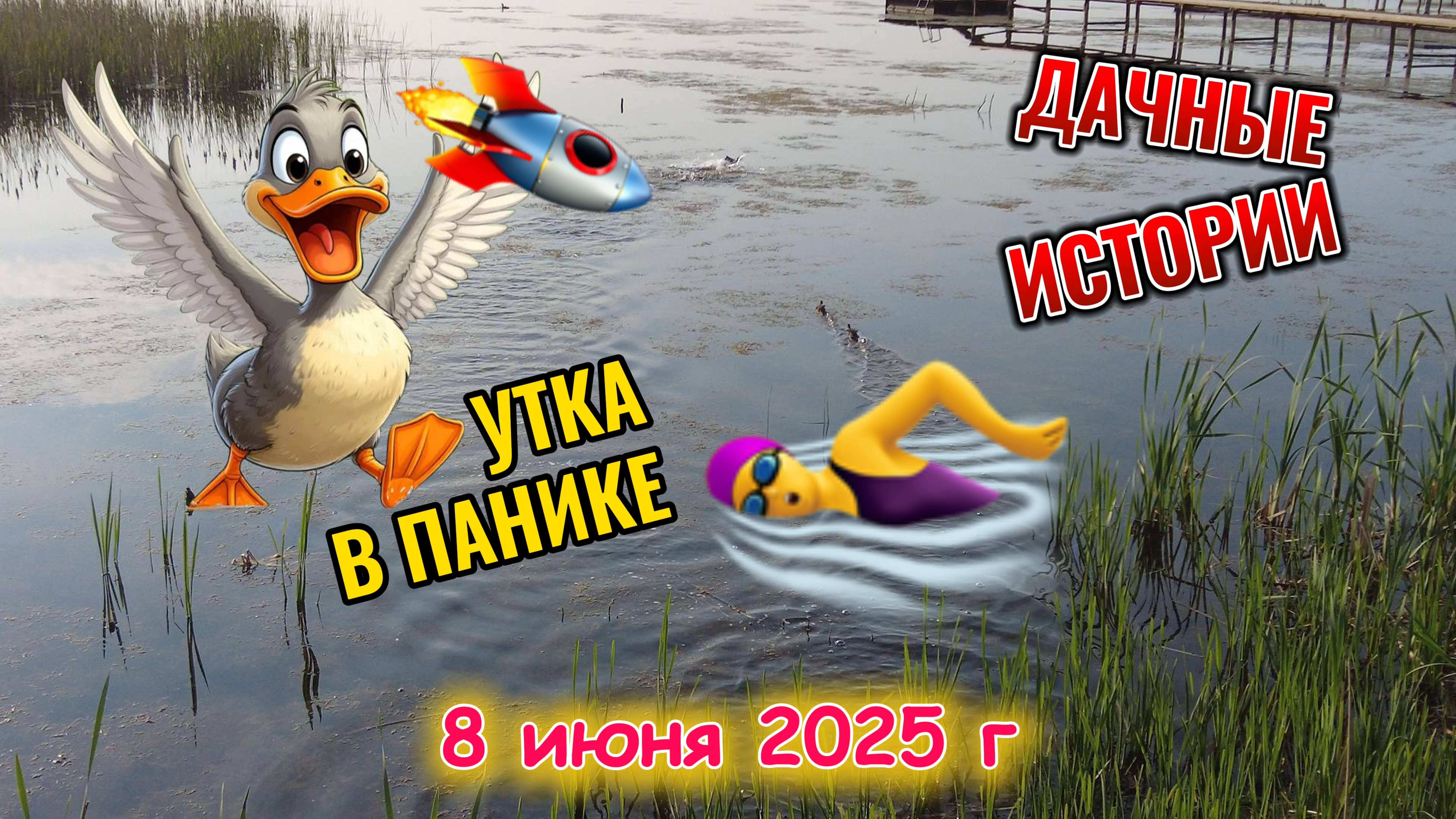 Утка в истерике - я в раздумьях 8 июня 2025 г