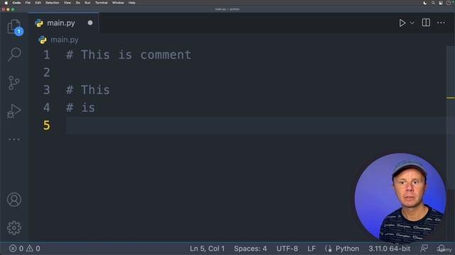 21. Комментарии в Python.
