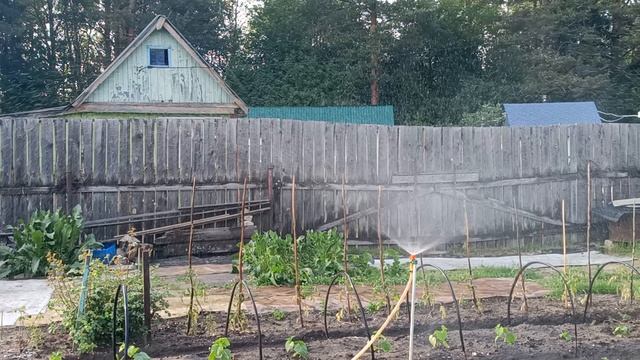 УДОБНЫЙ СПОСОБ ПОЛИВА РАСТЕНИЙ В САДУ