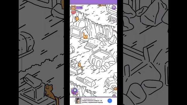 игра Найди кошек 30 уровень