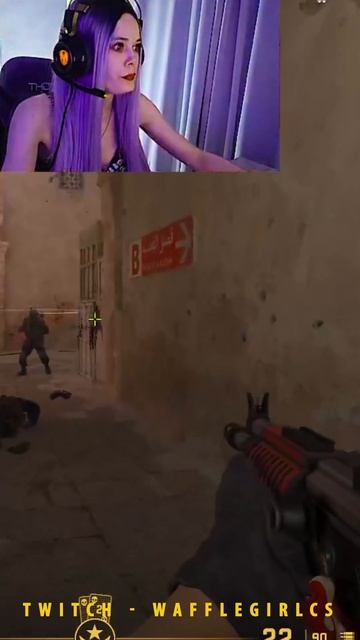 Ляяяя) #cs2 #girl #cute #streamer #counterstrike2 #wafflegirlcs #csgo #gaming #twitch
