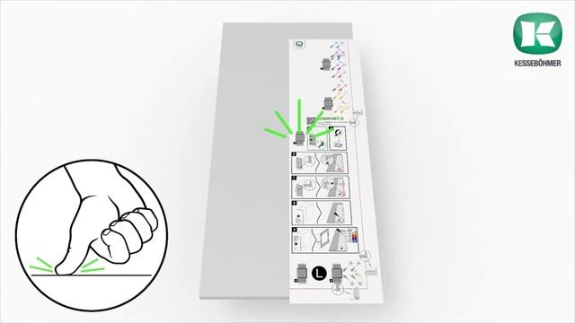 Установка и регулировка механизма для нижних шкафов Kesseböhmer Comfort II