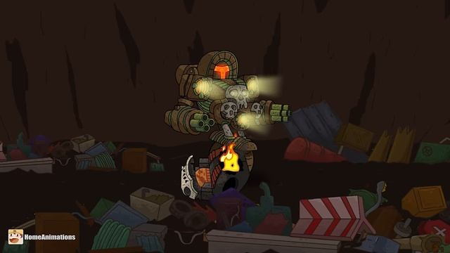 HomeAnimations – Мультики про танки  Битва с Мотоциклоголовыми - Мультики про танки