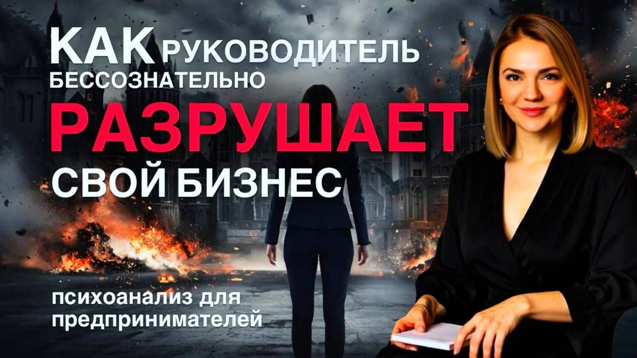 Как руководитель бессознательно разрушает свой бизнес #Психоанализ для предпринимателей