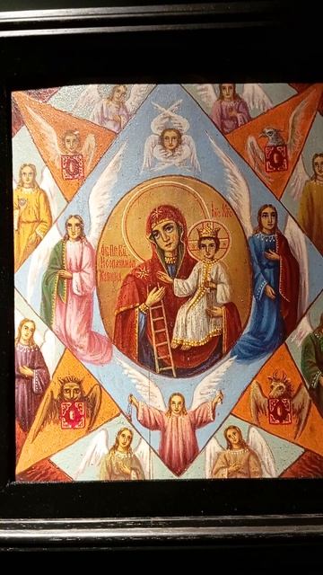 Богоматерь Нерпалимая купина. Две иконы.