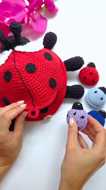 Развивающая игра "Божья коровка"