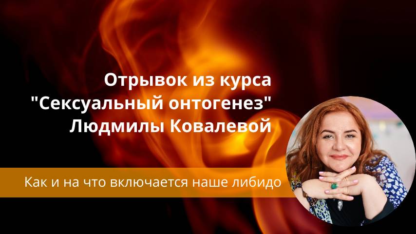 Отрывок из курса "Сексуальный онтогенез" Людмилы Ковалевой. На что у кого включается либидо.