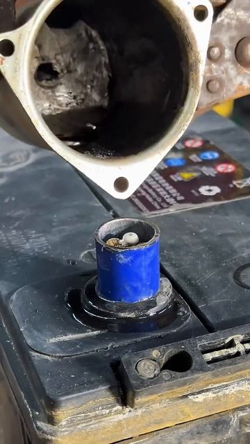 Новая клемма на аккумуляторе своими руками 😁👌