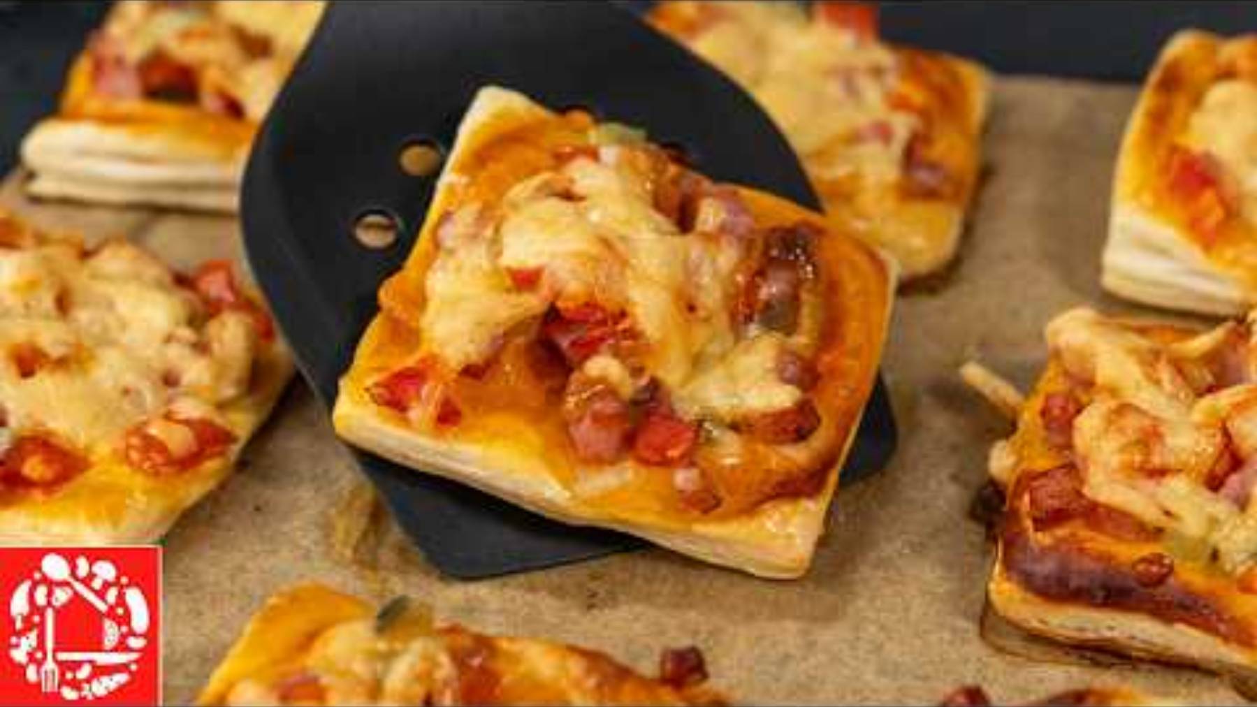Никогда бы не подумала, что это ТАК вкусно! Закуска на слоеном тесте!