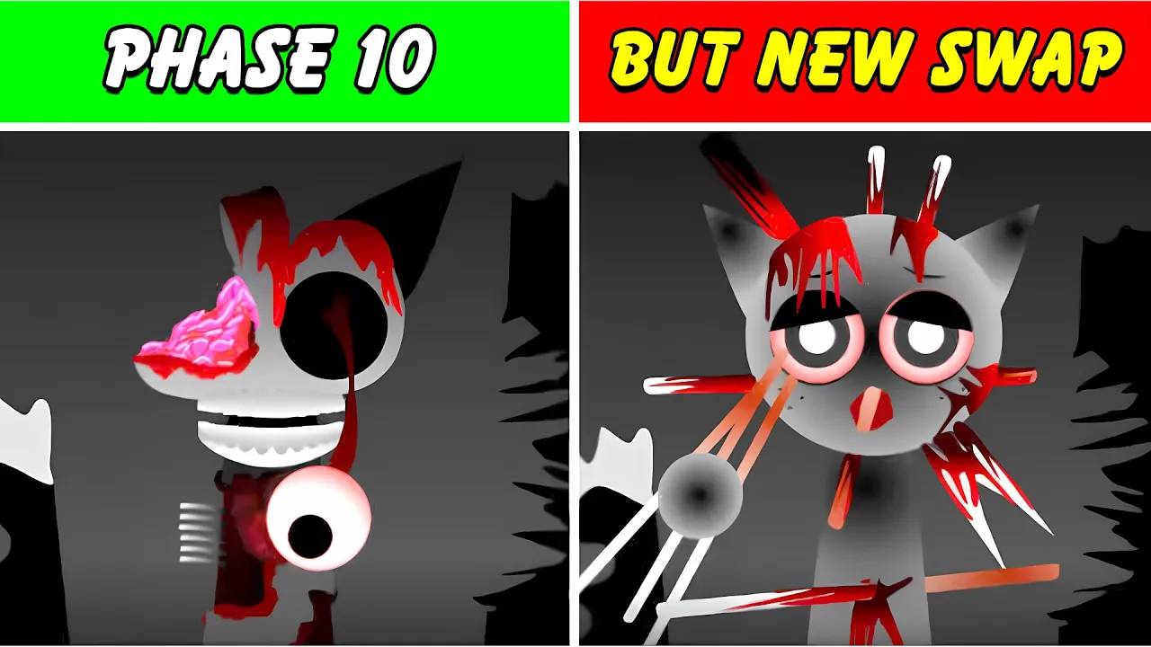 Incredibox Sprunki_ Спрунки 10-й фазы, но новая измененная версия (Новый мод)