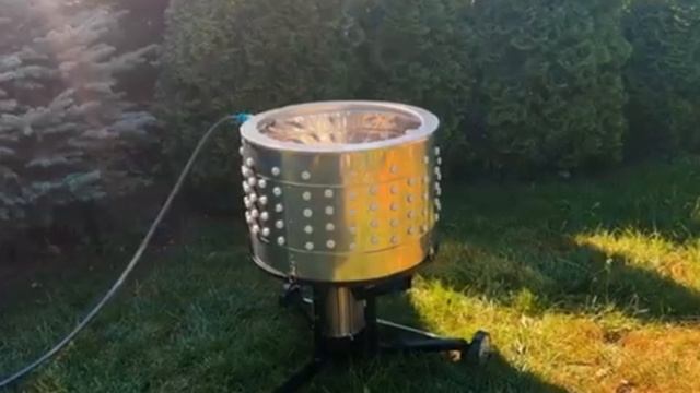 Перосъёмная машина HobbyFarm EU PRO Birds для перепелов с подводом воды