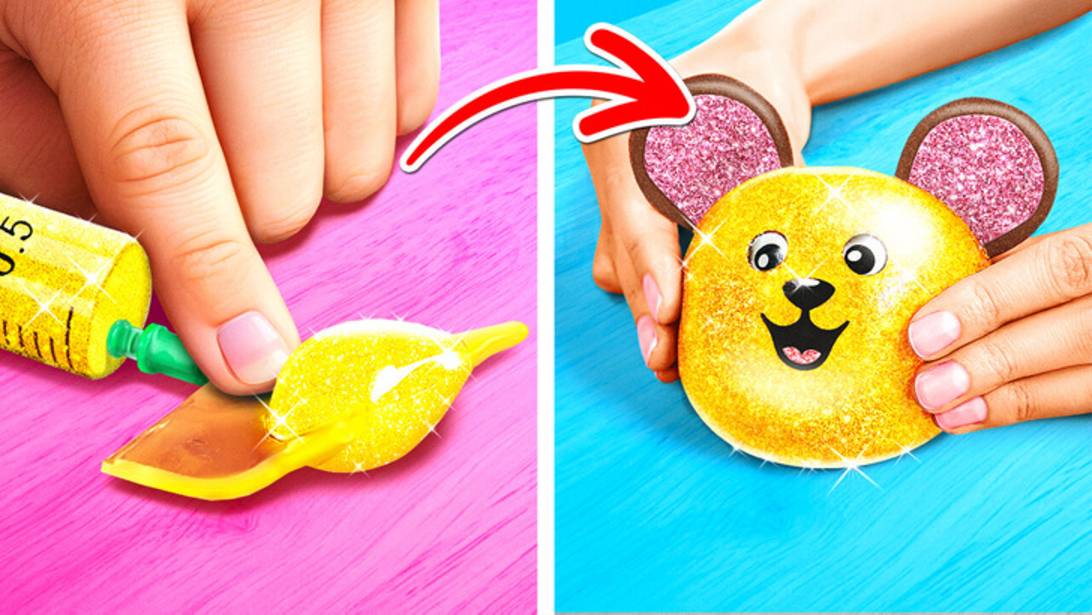 🎨Удивительные игрушки из нано-ленты ✂️ Простые и весёлые поделки