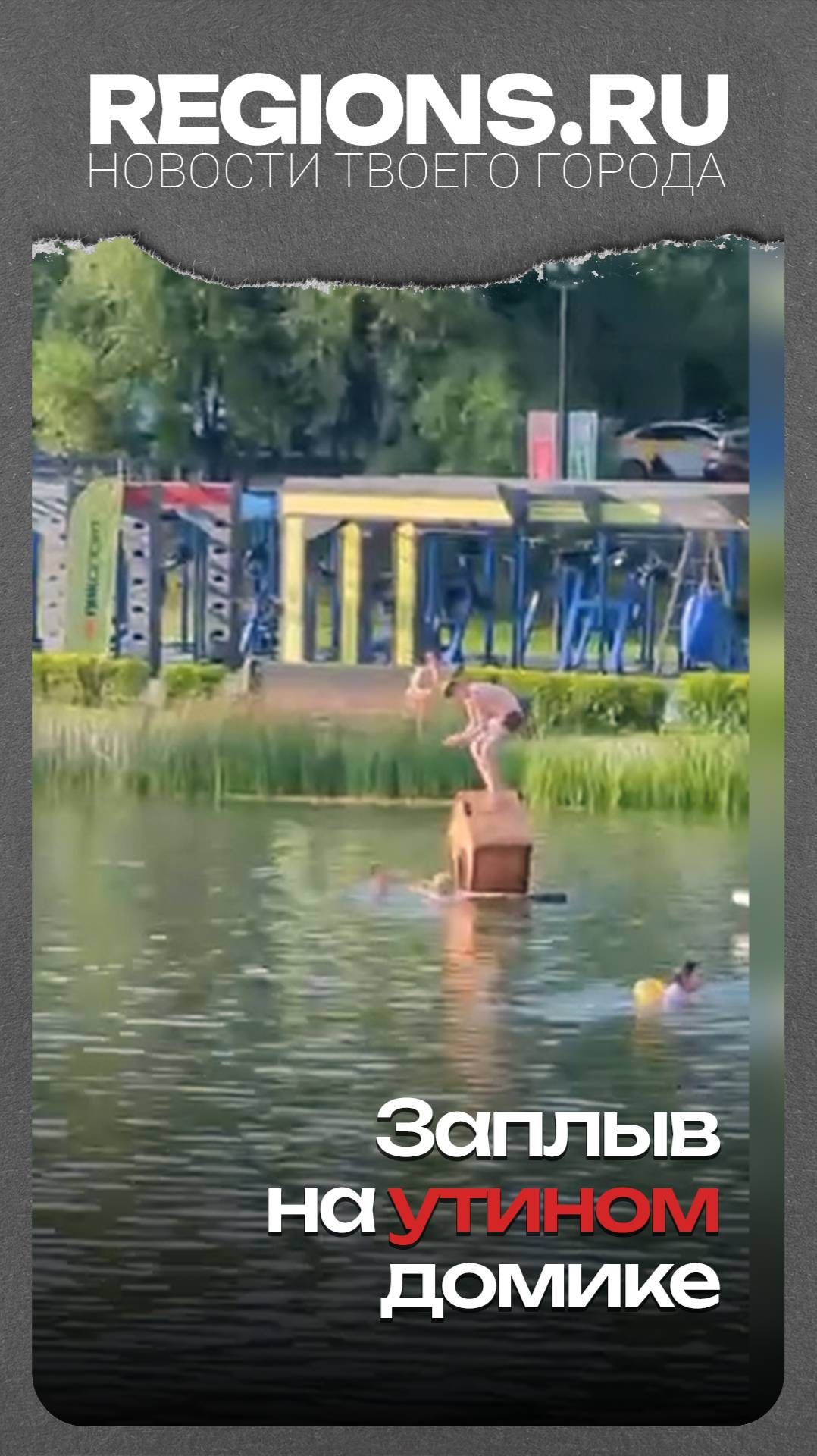 Заплыв на утином домике