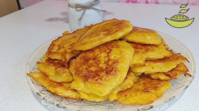 Тыквенные драники.  Вкусные и необычные . НОВОЕ блюдо из ТЫКВЫ!