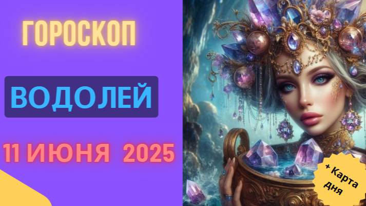 ♒ ВОДОЛЕЙ — 11 ИЮНЯ СЛЕДУЙ ЗА СВОИМ ЧУВСТВОМ! ГОРСКОП НА СЕГОДНЯ ПОДСКАЗЫВАЕТ