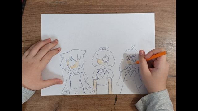 рисуем персонажей своего мультика