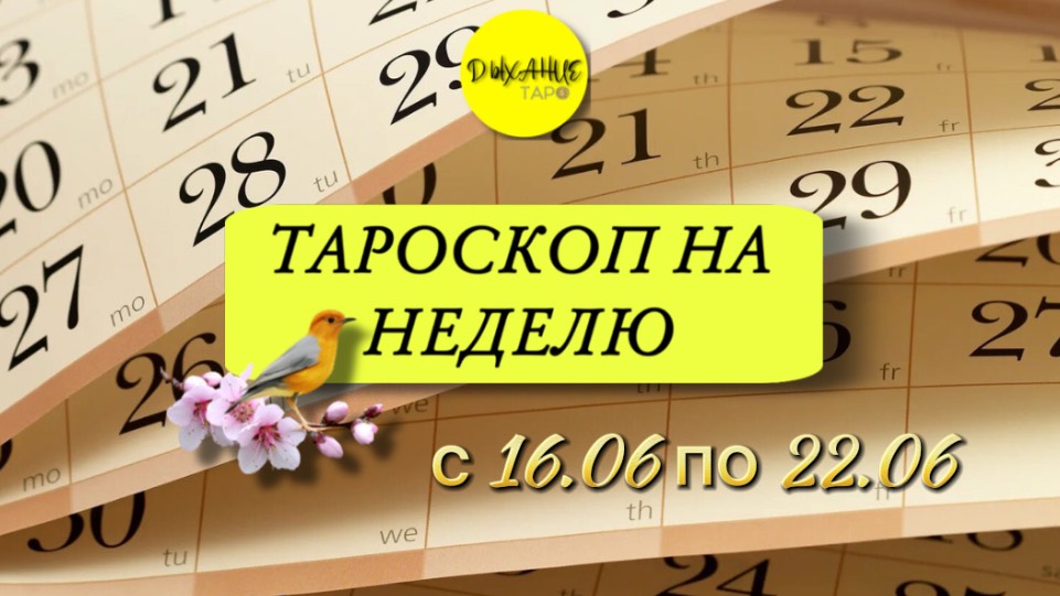 Таро-прогноз на неделю с 16.06 по 22.06