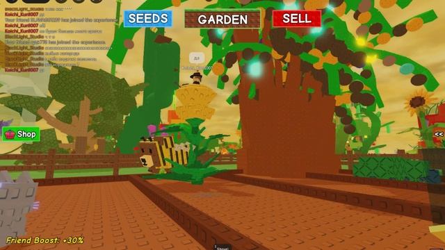 Посадил Эмбер лилию (самое новое растение в Grow a Garden)