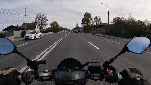 Yamaha mt-07 тест драйв от первого лица