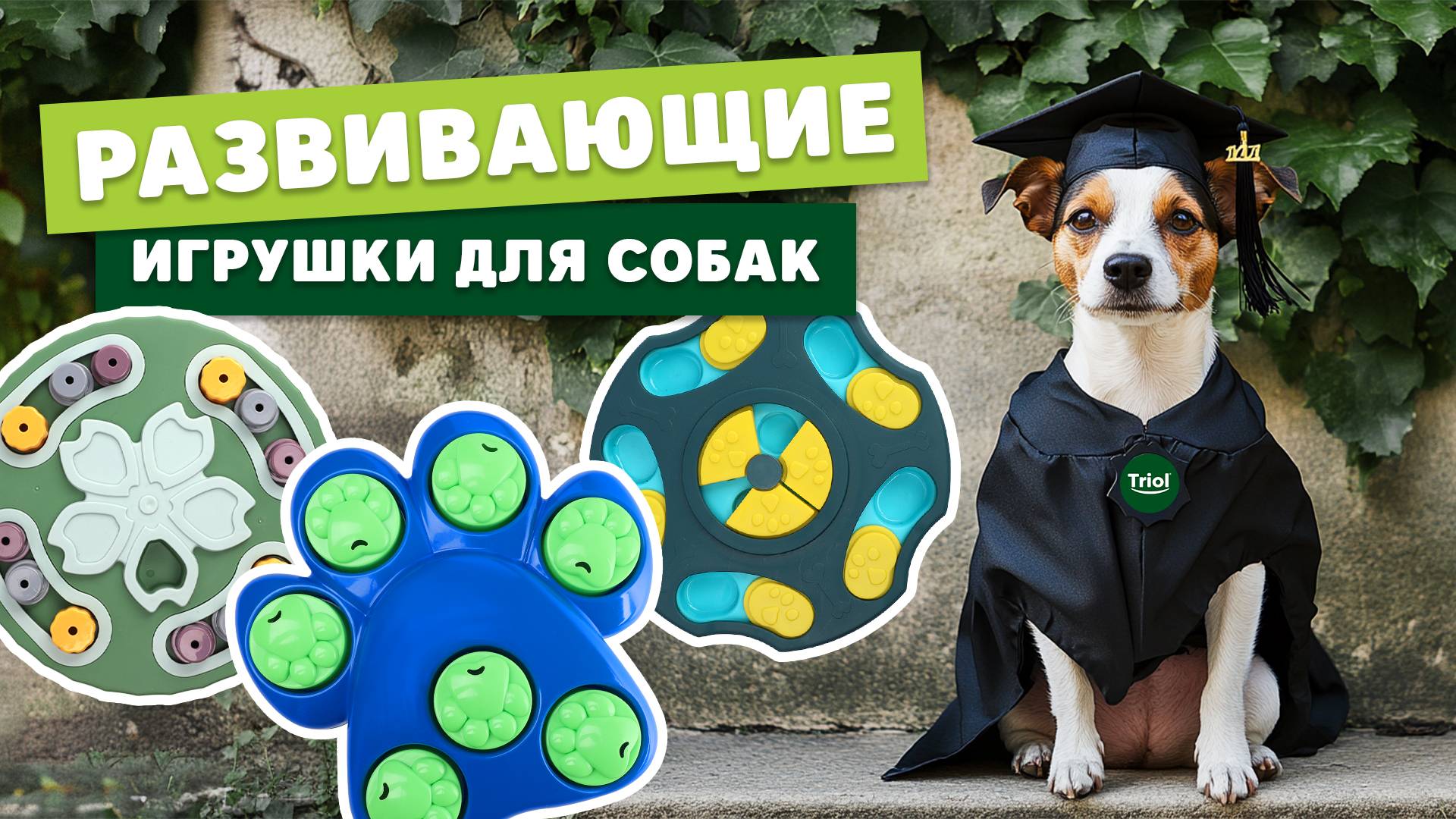 Развивающие игрушки для собак, серия SMART TOYS, Triol
