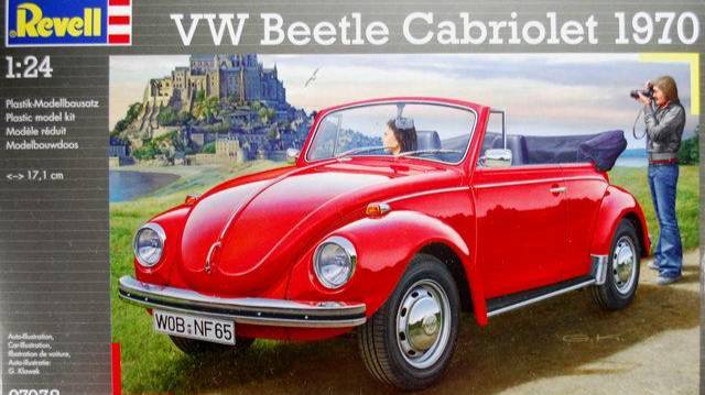 Сборка Volkswagen Beetle Cabrio 1/24. Часть 1.