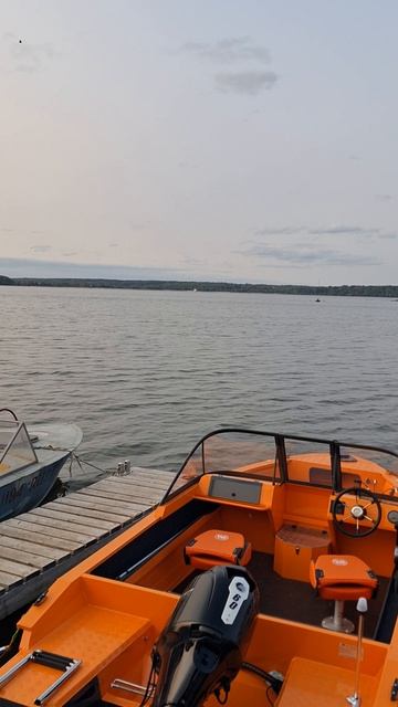 Причал на озере Сенеж.