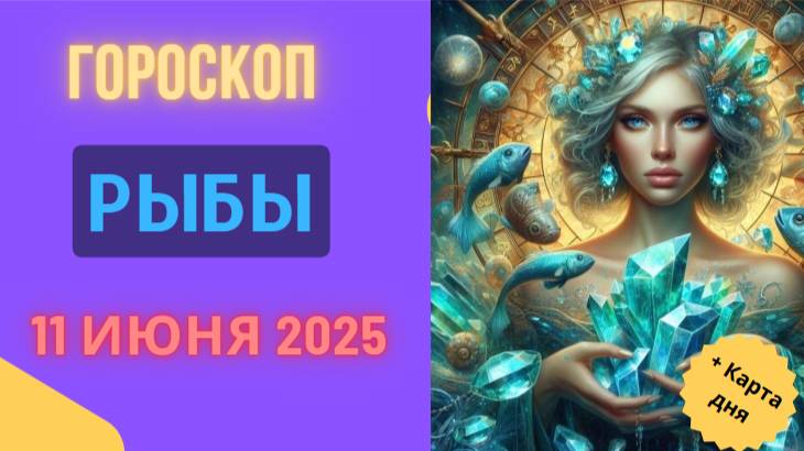 ♓ РЫБЫ — 11 ИЮНЯ ДЕНЬ ЗАГАДОК! ГОРСКОП НА СЕГОДНЯ ПОГРУЖАЕТ В ГЛУБИНУ