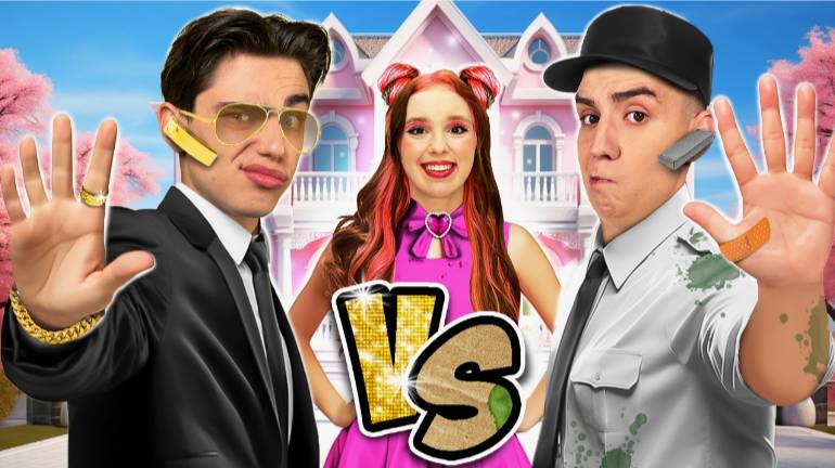 ВЛАД А4 - Ультра БОГАТЫЙ vs Ультра БЕДНЫЙ ТЕЛОХРАНИТЕЛЬ !